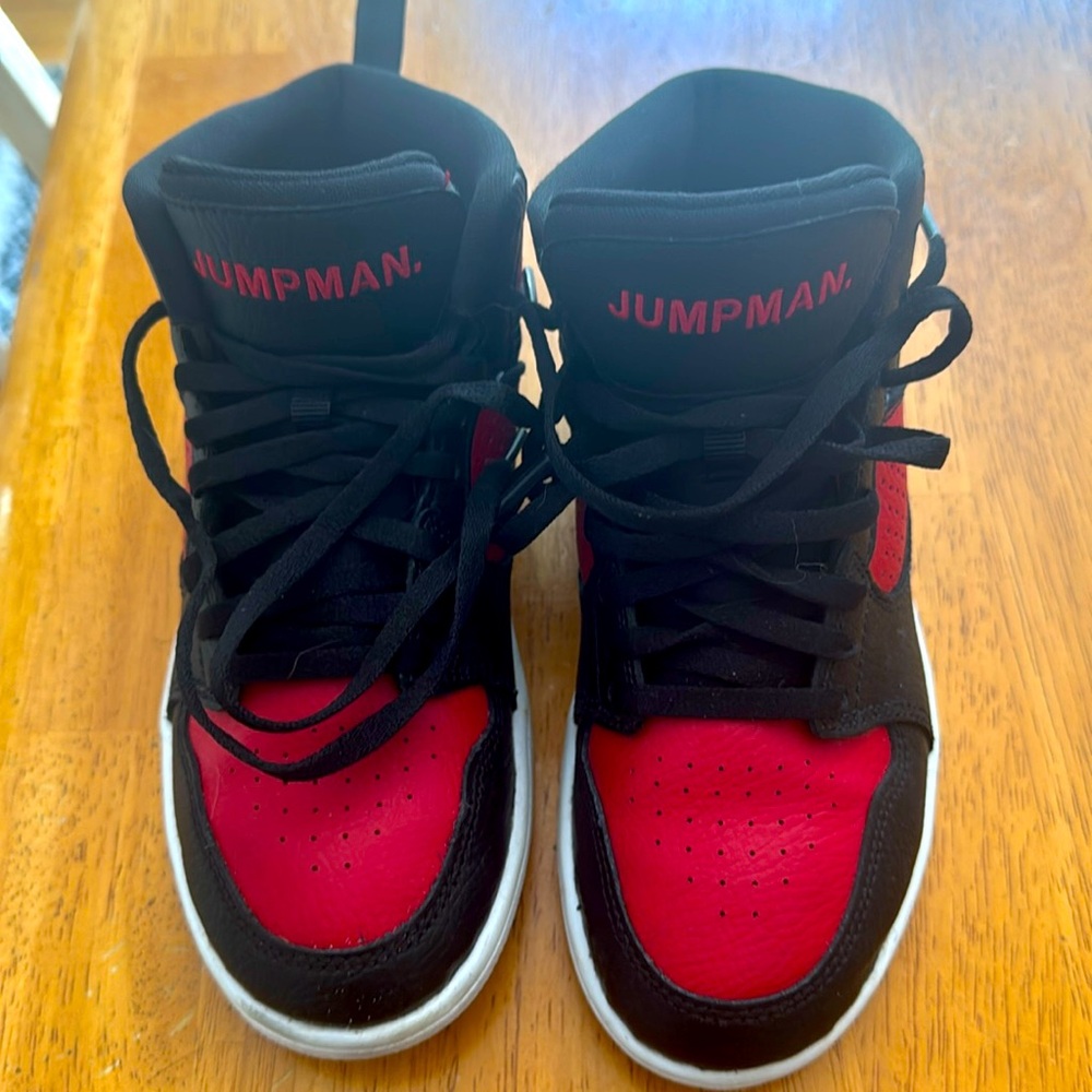 Barely worn kids Air Jordan sneakers